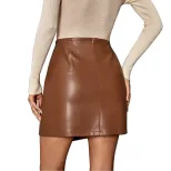 High Waisted Bodycon Skirt Casual Versatile Comfortable Perfect for Everyday Wear Wholesale Avai