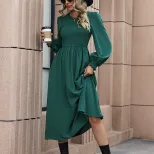 Elegant Womens Dress Autumn Winter Collection High Quality Fabric Stylish Design Perfect for Par