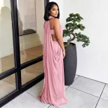 Summer Womens Fashion Set Halter Neck Strapless Sheer Fabric Bodycon Skirt Perfect for Parties o