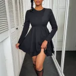 Womens Backless Mini Dress Simple Sexy Slim Fit Design Spring Summer Fashion Wholesale Available