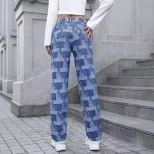 Womens Casual Slim Fit Straight Leg Denim Jeans High Quality Craftsmanship Comfortable Fabric Ve