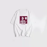 Womens Summer Graphic T Shirt Loose Fit Round Neck Cotton Fabric Casual Wear Versatile Style Who