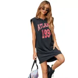 Casual Sleeveless Dress Fashionable Design Versatile Style Comfortable Fit Perfect for Summer Ou