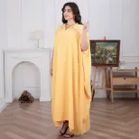 Plus Size Womens Party Maxi Dress Batwing Sleeve Rhinestone Embellished Elegant Style Wholesale