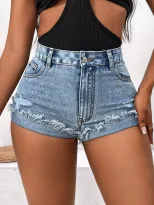 Slim Fit Denim Shorts Sexy Casual Style Perfect for Summer Outings Wholesale Available OEM ODM s
