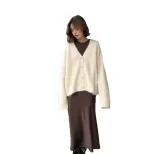 Womens Oversized Cardigan Soft Wool Blend Long Sleeve Cozy Knit Casual Chic for Fall Winter Whol