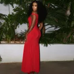 Elegant Solid Color Off Shoulder Midi Dress Fitted Silhouette Dolman Sleeves Versatile for Parti