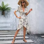 Casual Vacation Dress Womens Relaxed Fit Lightweight Fabric Versatile Style Perfect for Summer G