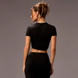 Womens Sexy Cropped T Shirt Trendy Design Short Sleeve Summer Style Wholesale Available OEM ODM