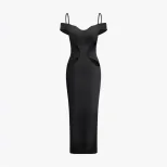 Elegant High Waisted Maxi Dress Spring Summer Collection Chic Design Perfect for Parties Wholesa