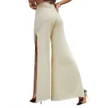 High Waisted Wide Leg Jeans Sexy Split Design Trendy Style Slim Fit Casual Wear for Women Wholes