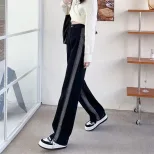 欧洲站牛仔裤女2023春季新款韩版学生百搭宽松高腰显瘦阔腿直筒裤