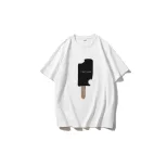 Vintage American Style Printed T Shirt for Women Casual Loose Fit Round Neck Short Sleeve Summer