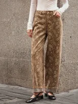 Casual Straight Leg Womens Trousers Slim Fit Stylish Design Comfortable Fabric Perfect for Every