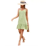 Floral Print Cami Dress Sweet Style Vacation Ready Lightweight Fabric Wholesale Availability