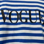 Womens Long Sleeve Cotton T Shirt Floral Stripe Print Soft and Loose Fit Spring Summer Fashion T