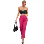Casual Wide Leg Denim Trousers Fashionable Loose Fit Versatile Style Perfect for Everyday Wear W