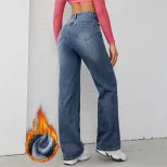 Casual Wide Leg Womens Denim Jeans Fashionable Versatile Comfortable Perfect for Everyday Wear R