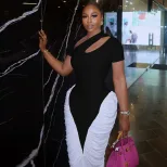 Black and White Color Block Bodycon Dress Hollow Out Design Short Sleeve Versatile Style Perfect