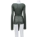 Womens Sexy Cardigan Cover Up Set Beach Vacation Dress with Skirt Lightweight Stylish Perfect fo