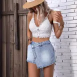 Womens Slim Fit Denim Shorts Comfortable Stylish Casual Perfect for Summer Outings Wholesale Ava