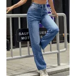 High Waisted Flared Jeans for Women Slim Fit Comfortable Stretch Trendy Design Casual Wear Every