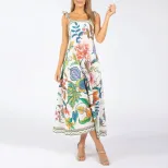 Floral Print Casual Dress for Women Spring Collection Tie Detail Available in Multiple Sizes Wholesale Supply