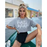 Casual Short Sleeve Printed T Shirt Trendy Stylish Versatile Perfect for Everyday Wear Wholesale