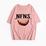 Vintage Graphic Print T Shirt for Women Casual Loose Fit Round Neck Short Sleeve 100 Cotton Summ