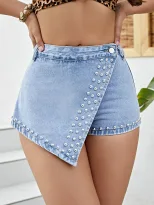 Womens Slim Fit Denim Shorts Comfortable Stylish Casual Perfect for Summer Outings Wholesale Ava