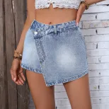 Womens Slim Fit Denim Shorts Comfortable Stylish Casual Perfect for Summer Outings Wholesale Ava