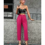Casual Wide Leg Denim Trousers Fashionable Loose Fit Versatile Style Perfect for Everyday Wear W