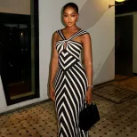Zebra Print Maxi Dress V Neck Hollow Out Waist Cinching Elegant Casual Wear for Summer Wholesale