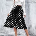 Elegant Long A Line Skirt for Women Ribbed Texture Slim Fit Sophisticated Style Perfect for Form