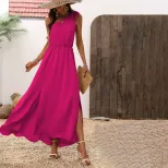 Off Shoulder Vacation Dress Slim Fit Elastic Waist Sexy Style Ideal for Summer Parties Wholesale