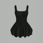 Womens Slim Fit Sexy Tank Dress Simple Design Floral Skirt Short Length Perfect for Summer Event