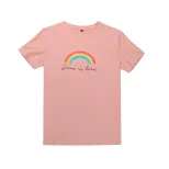 Loose Fit Summer T Shirt Womens Short Sleeve Round Neck Floral Print Casual Wear for Everyday Us