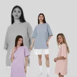 Womens 100 Cotton Solid Color T Shirt Round Neck Short Sleeve Versatile Style Spring Summer Coll