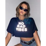 Casual Printed Short Sleeve T Shirt Trendy Boyfriend Style Versatile Design Comfortable Fabric P