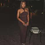 Elegant Bodycon Dress Solid Color Halter Neck Curve Hugging Long Length Perfect for Evening Part