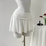 Ballet Inspired Womens Skirt Pants Sexy Low Waist Comfortable Fit Versatile Style Perfect for Ca