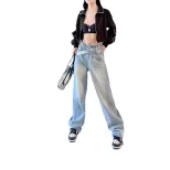 High Waisted Wide Leg Jeans for Women Loose Fit Trendy Design Spring Fall Style Wholesale Availa