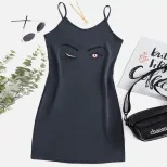 Trendy Womens Backless Dress Unique Print Sleeveless Casual Style Perfect for Summer Events Whol