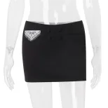 Summer Womens Bodycon Mini Skirt Stylish Sexy Low Waist Versatile Perfect for Casual Outings Who