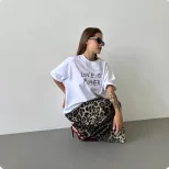 Womens Vintage Graphic T Shirt Casual Loose Fit Round Neck Short Sleeve 100 Cotton Summer Essent