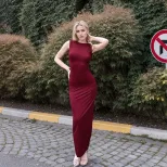 Summer Womens Bodycon Dress Sexy Backless Hollow Design Waist Cinching Trendy Evening Wear Whole