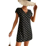 Casual Vacation Dress Waist Defining Slim Fit Elegant Style Perfect for Summer Outings Wholesale