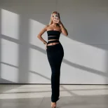 Bodycon Maxi Dress Slim Fit Trendy Design Spring Summer Style Wholesale Available ready to ship