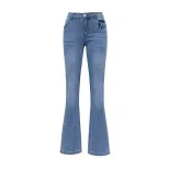 Trendy Womens Denim Pants Bow Tie Print Casual Style Comfortable Fit Wholesale Available customi