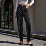 High Waisted Slim Fit Straight Leg Jeans Womens Autumn Winter Collection Casual Wear Ready to Sh